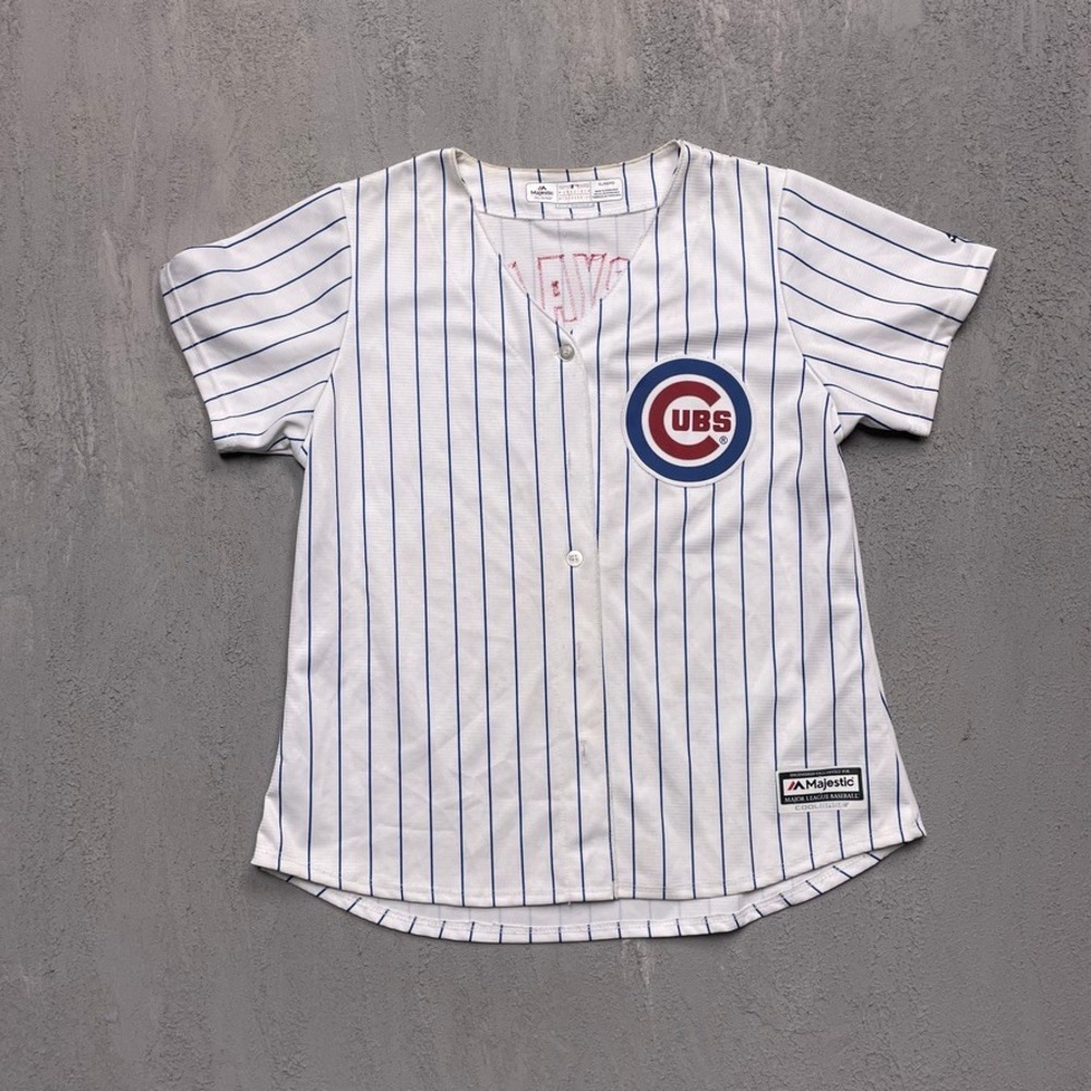 Kris Bryant Chicago Cubs Baseball Jersey Women XL White Majestic - Picture 2 of 6
